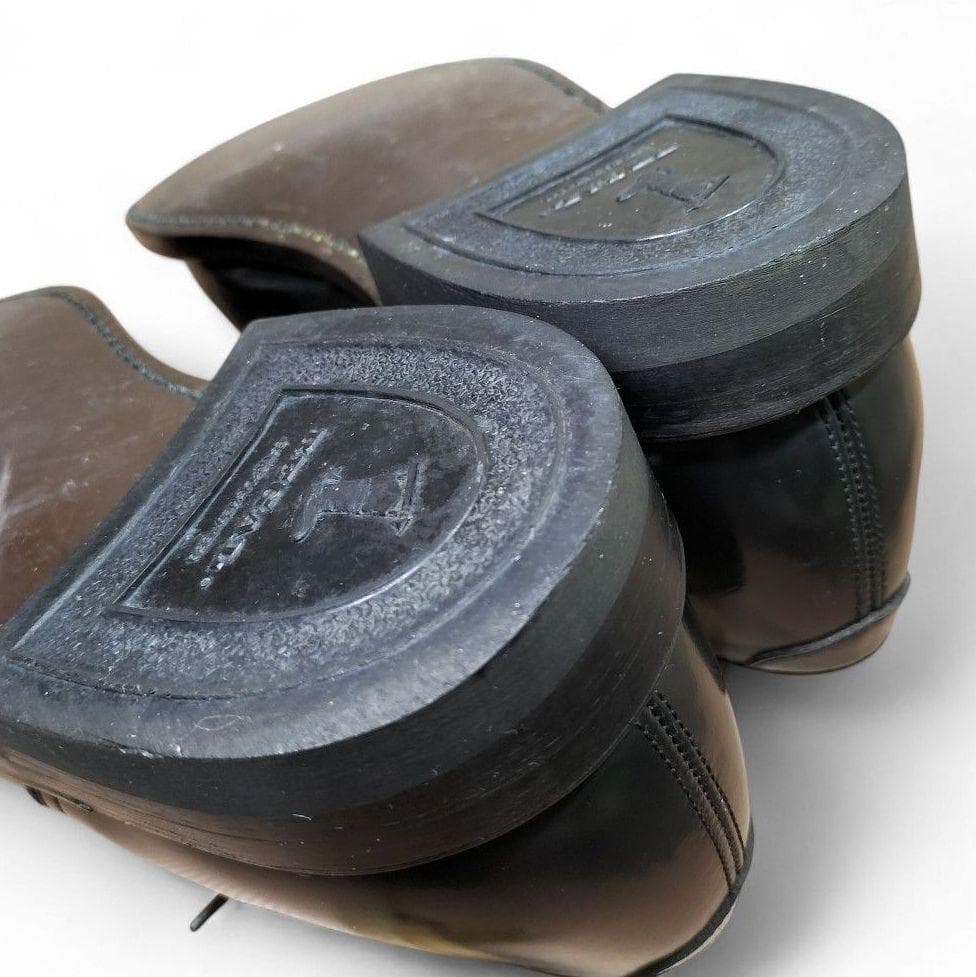 リーガル 2504 25.5cm ビジネスシューズ 外羽根 本革 革靴 ブラック