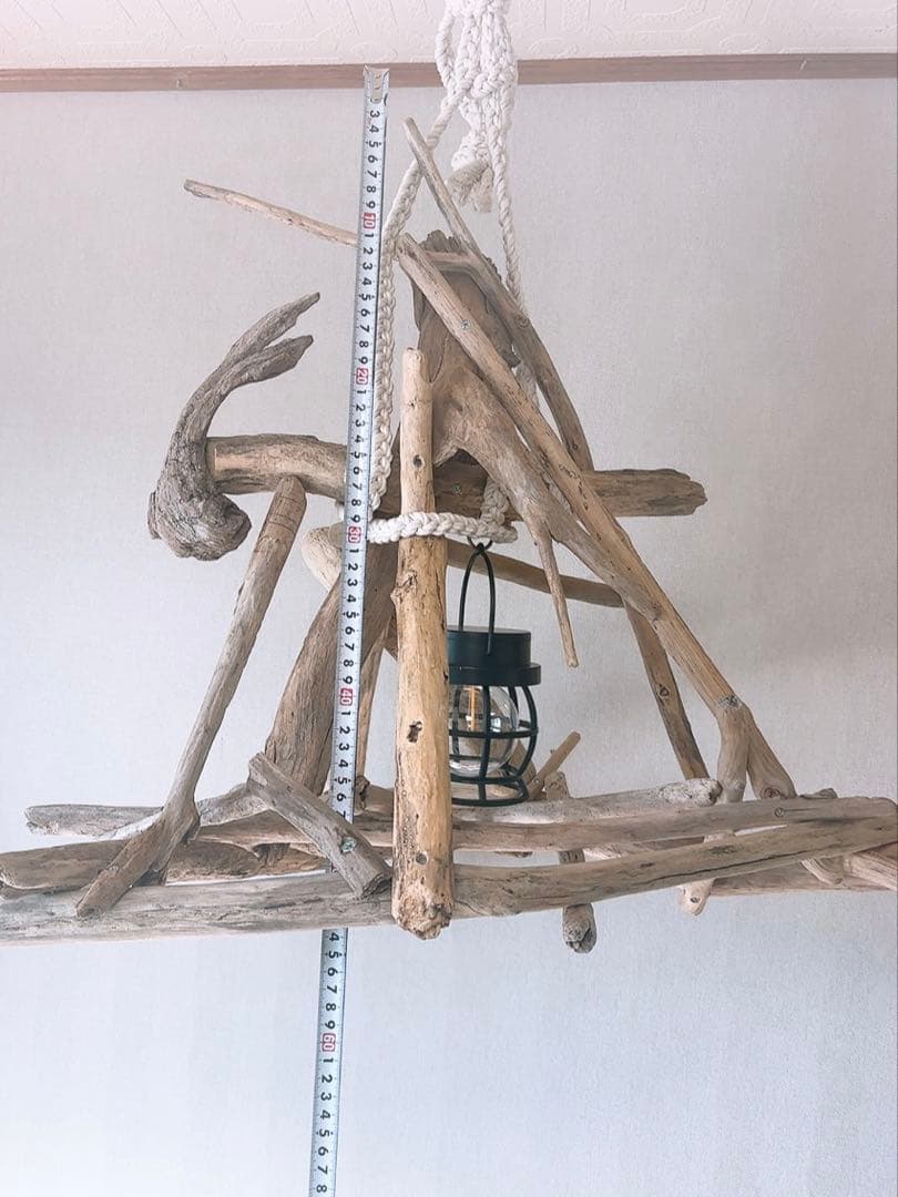 流木　吊り下げ式　止まり木