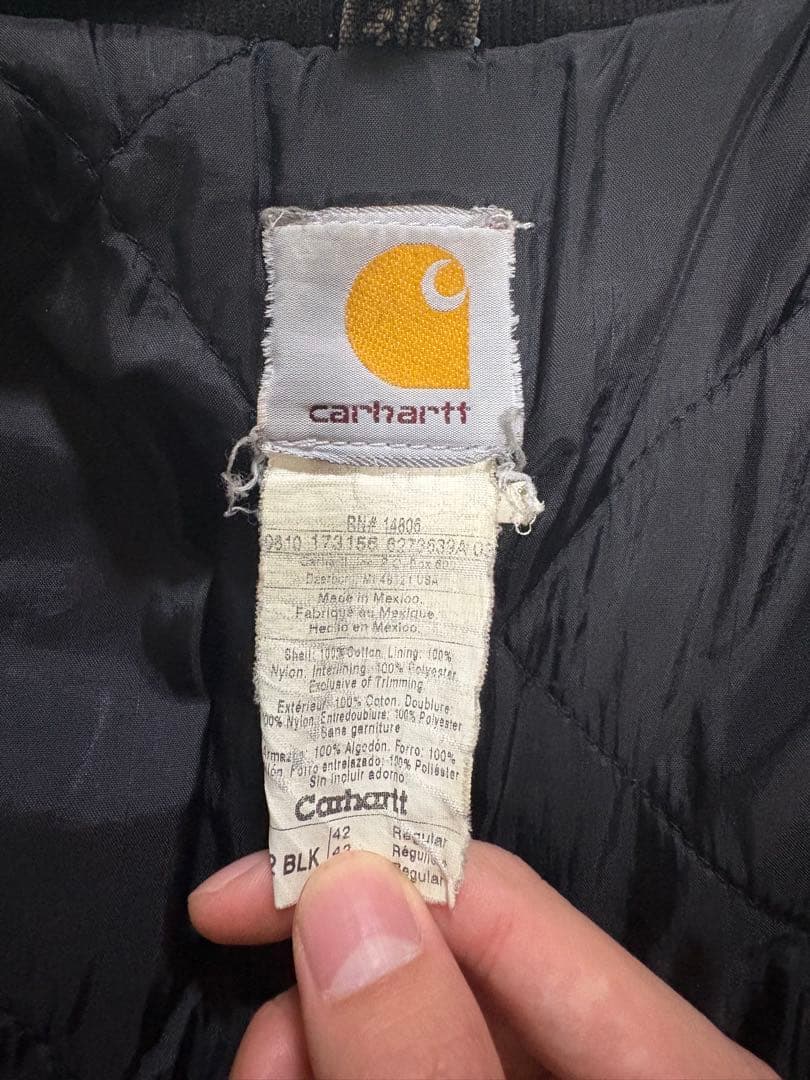 Y　Carhartt トラディショナルジャケット　ブラック