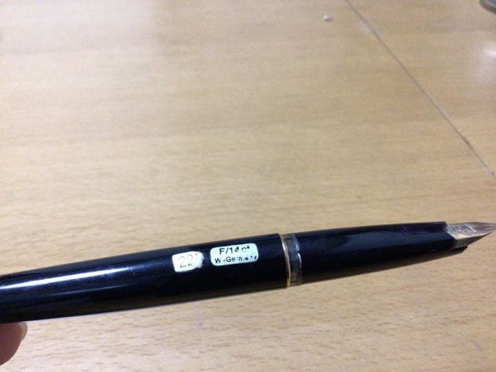 モンブラン　No. 221 黒　万年筆　heavy used