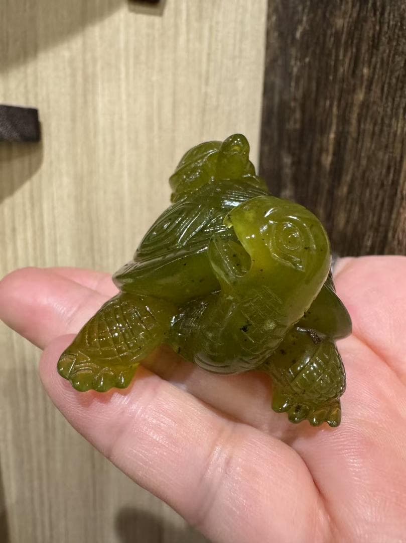 天然石・玉石製 ・亀 ・置物・ 風水・招財・長寿
