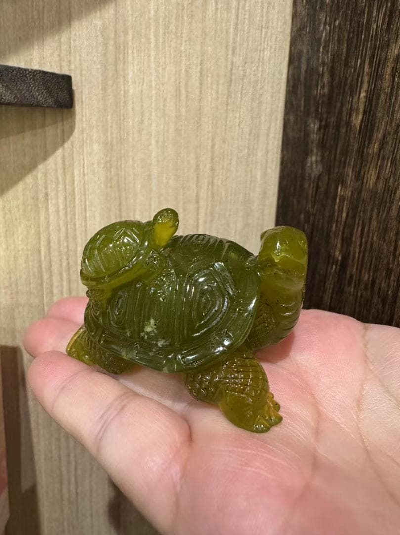 天然石・玉石製 ・亀 ・置物・ 風水・招財・長寿