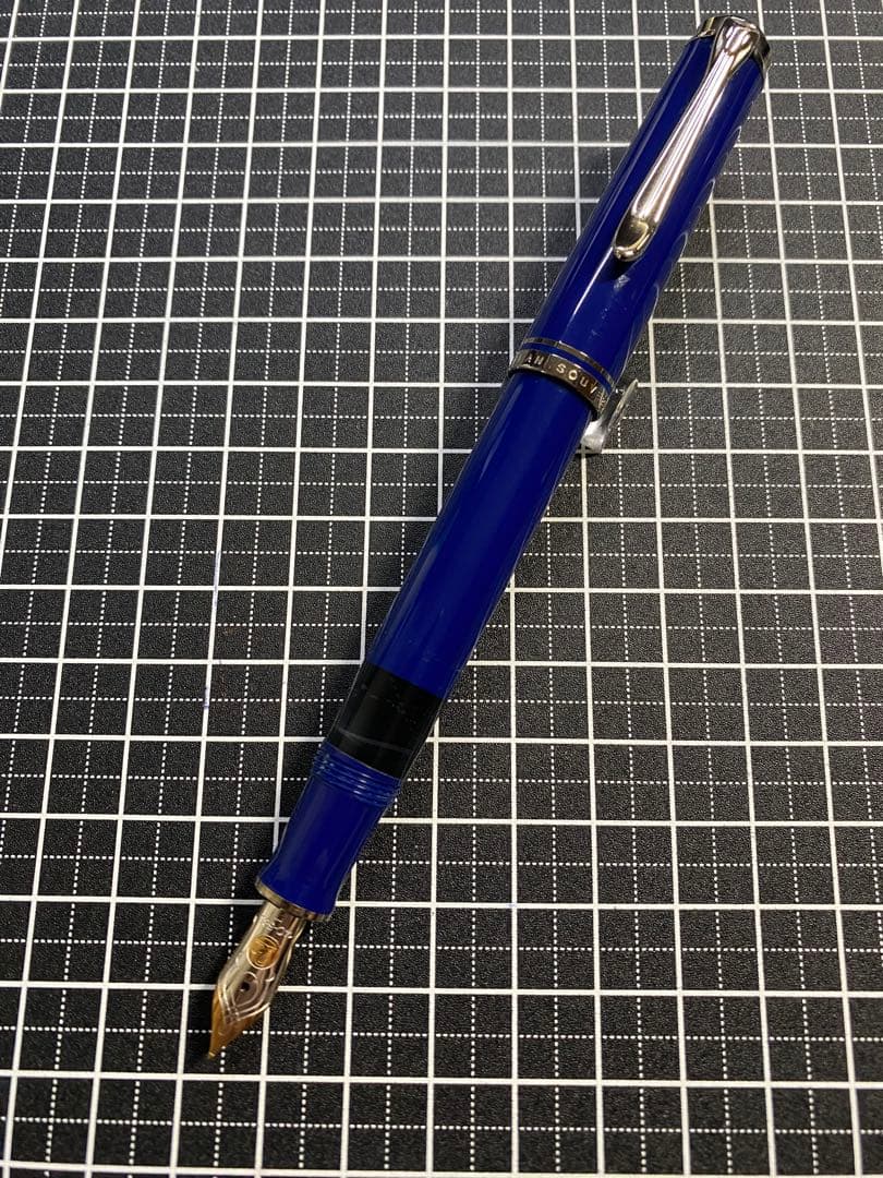 Pelikan SOUVERAN M405 DARK-BLUE 万年筆　字幅F