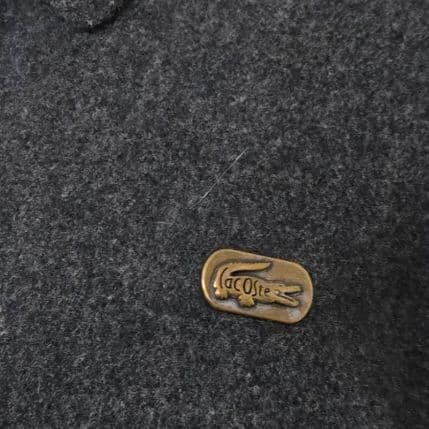 LACOSTE　ウールジャケット【4】チャコールグレー　ラコステ　スイングトップ