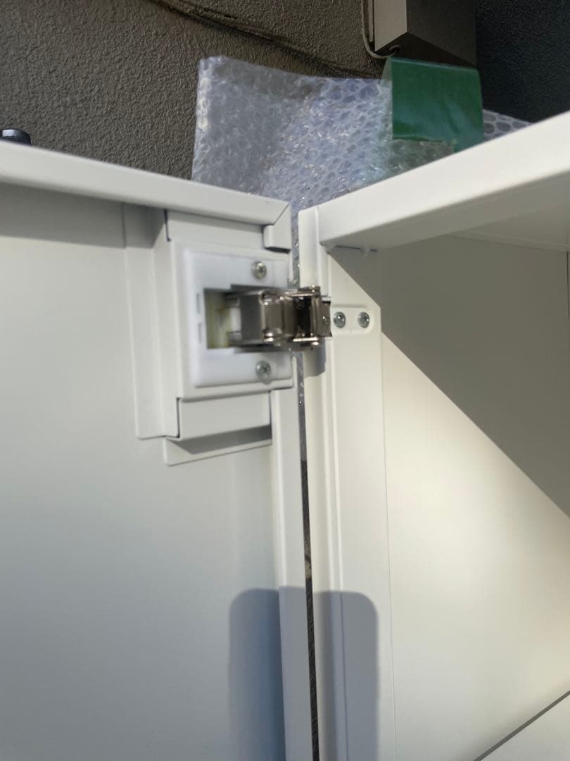 ダイシン工業 壁面収納庫両開き型下置き専用Ｄ４００ホワイト V940-18H