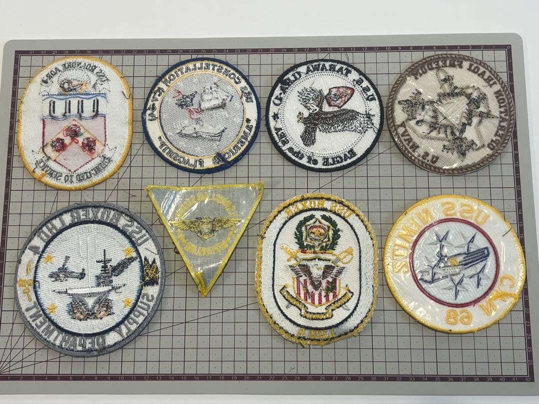 米海軍 ミリタリー ワッペン セット 8枚 美品 まとめ売り