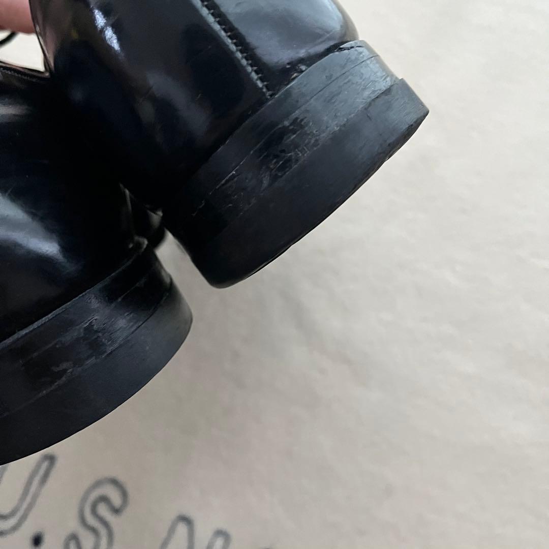 90s usnavy サービスシューズ 海軍 9 1/2R ミリタリー　革靴