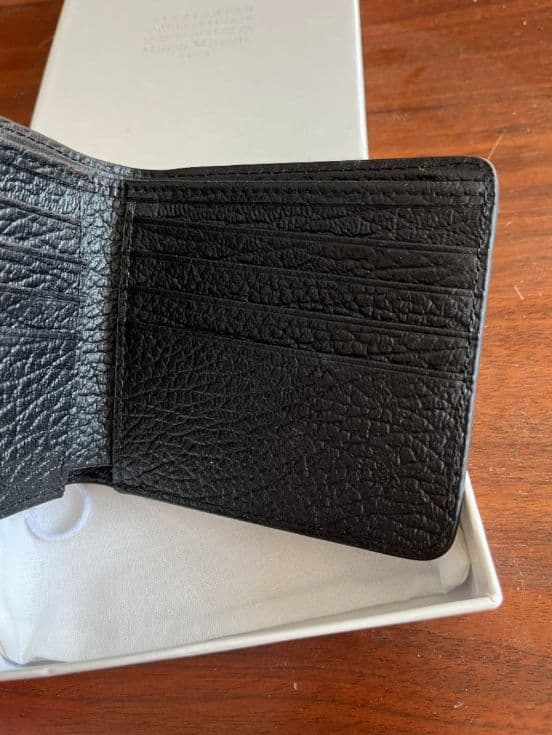 【美品】Maison Margiela ブラック 二つ折り財布