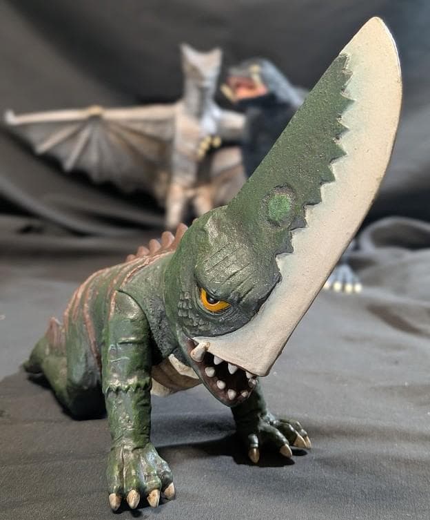 昭和ガメラ＆ギロン＆宇宙ギャオス（エクスプラス）ソフビフィギュア３体セット