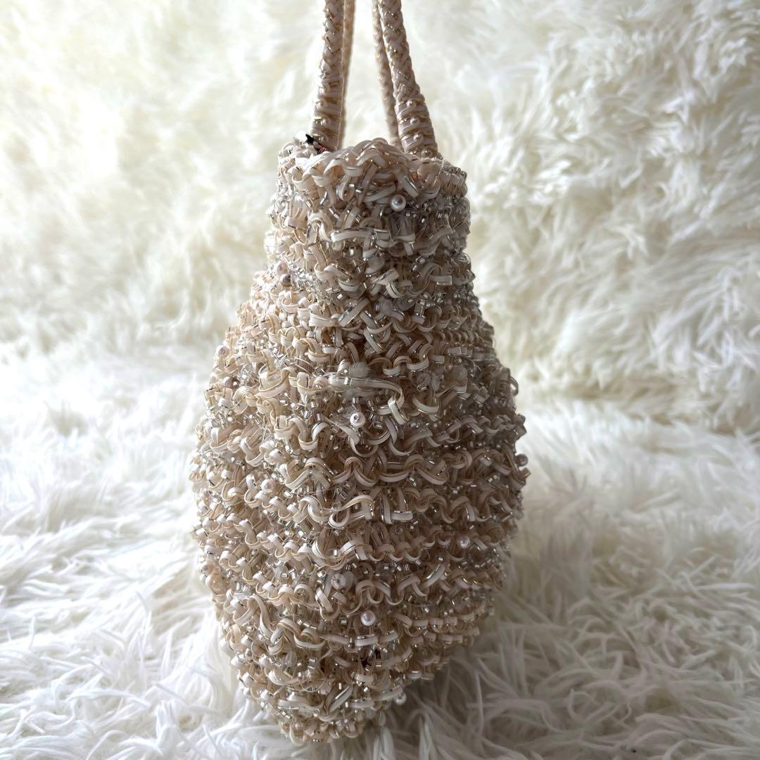 【ゆう】ANTEPRIMAワイヤーバッグ 2way シルバーベージュ