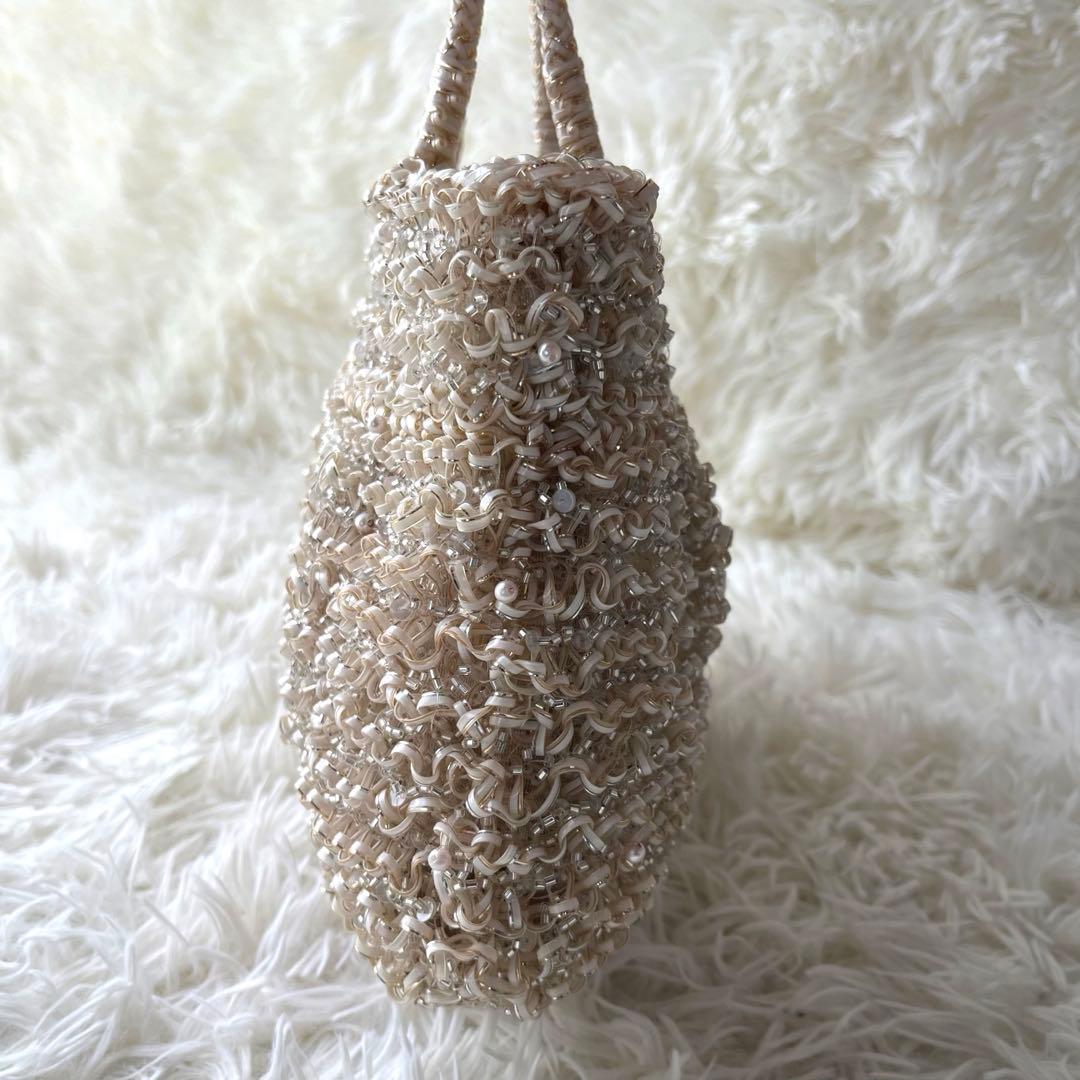 【ゆう】ANTEPRIMAワイヤーバッグ 2way シルバーベージュ