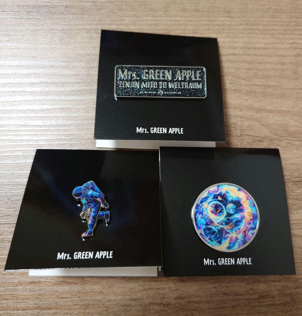 ゼンジン　ピンバッジ　Mrs. GREEN APPLE　ガチャ