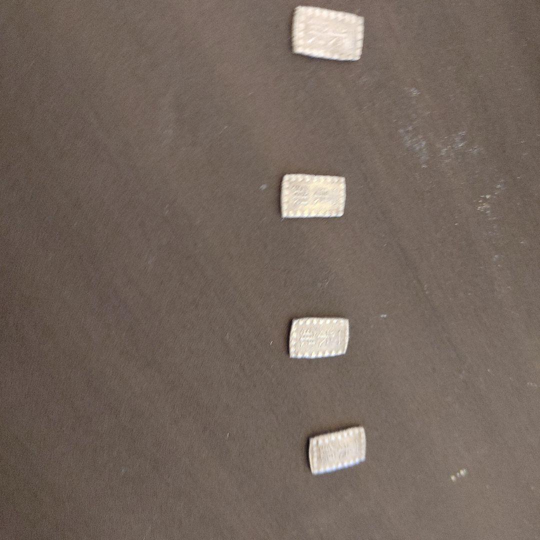 嘉永一朱銀　一朱銀×4　銀座常是 一分銀×2