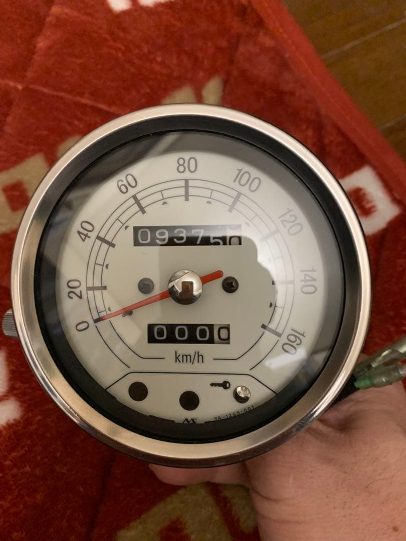 SR400 ファイナルエディション　純正スピードメーター