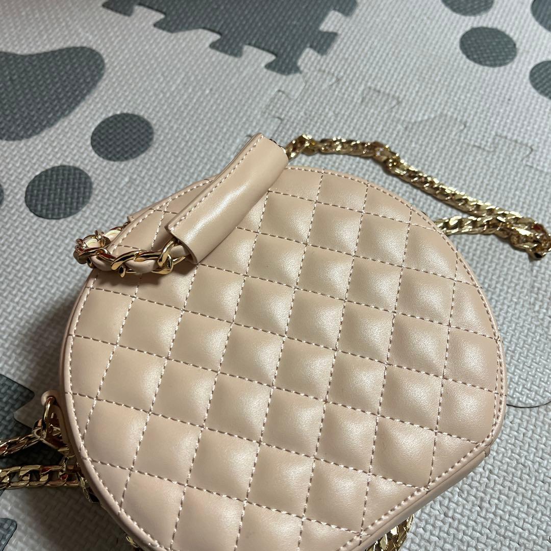 Darich.ピンクレザー、ショルダーバッグ