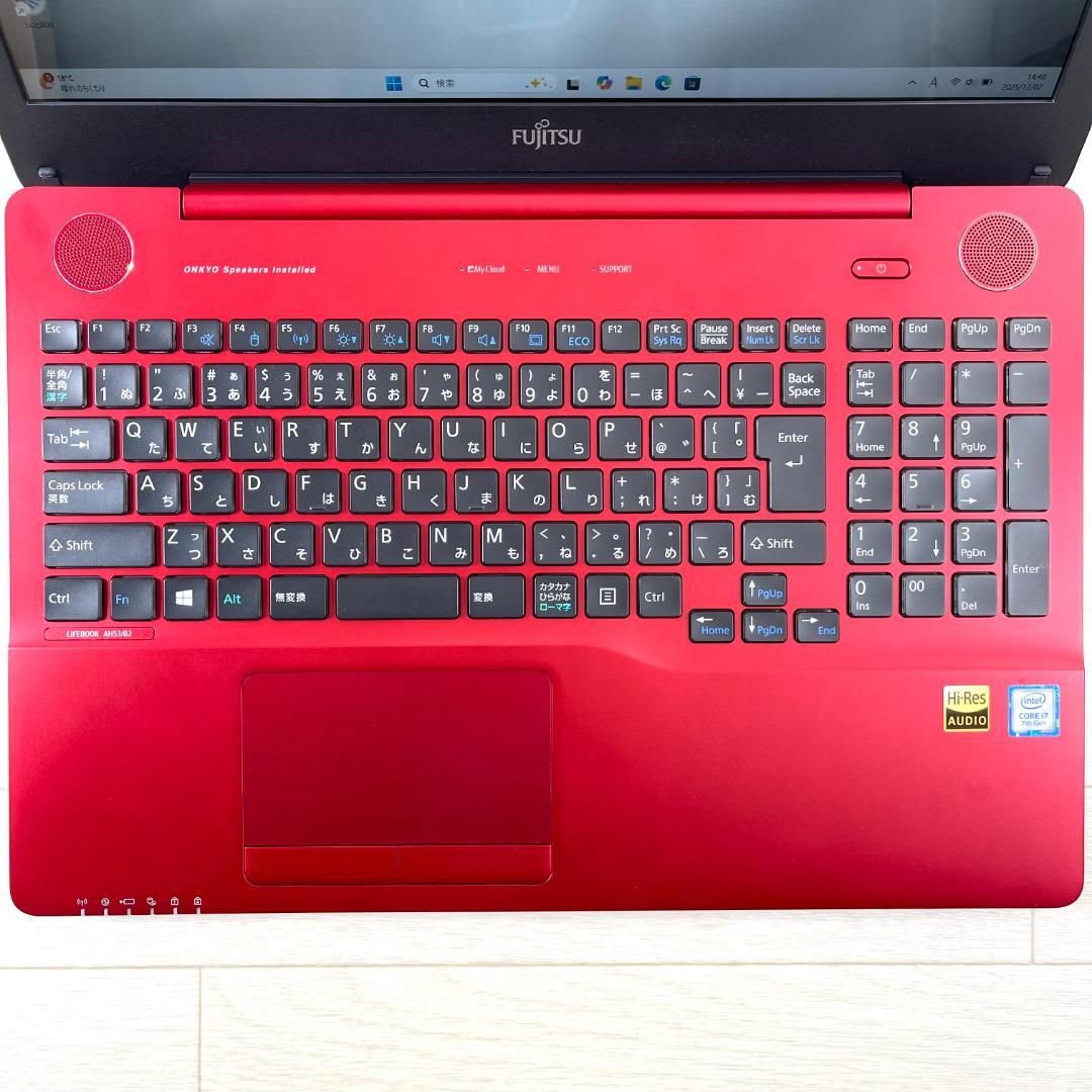 富士通 i7 新品SSD512 メモリ16G Windows11 ノートパソコン