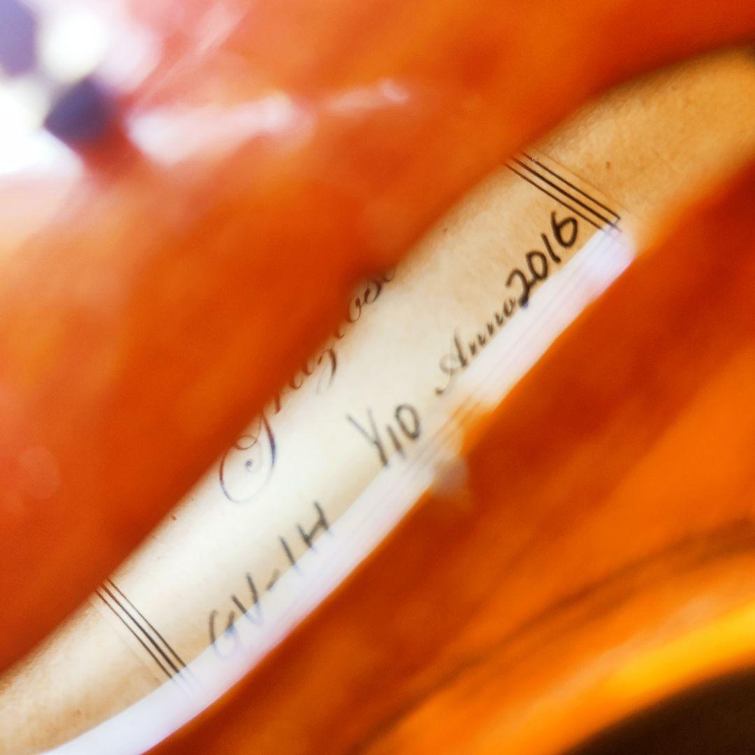 【黒装天然杢】GRAZIOSO GV-1H 1/10 バイオリン 2016