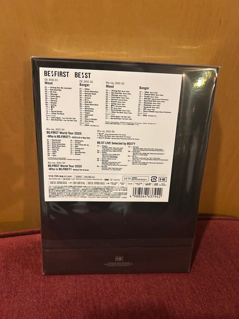 BE:FIRST ベストアルバム　BE:ST　2CD+4Blu-ray