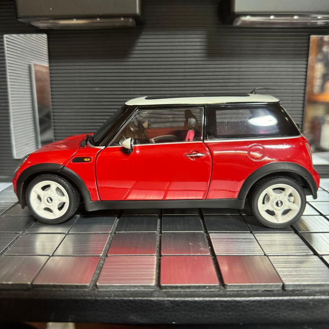 絶版未展示品 京商 1/18 MINI ミニ クーパー レッド