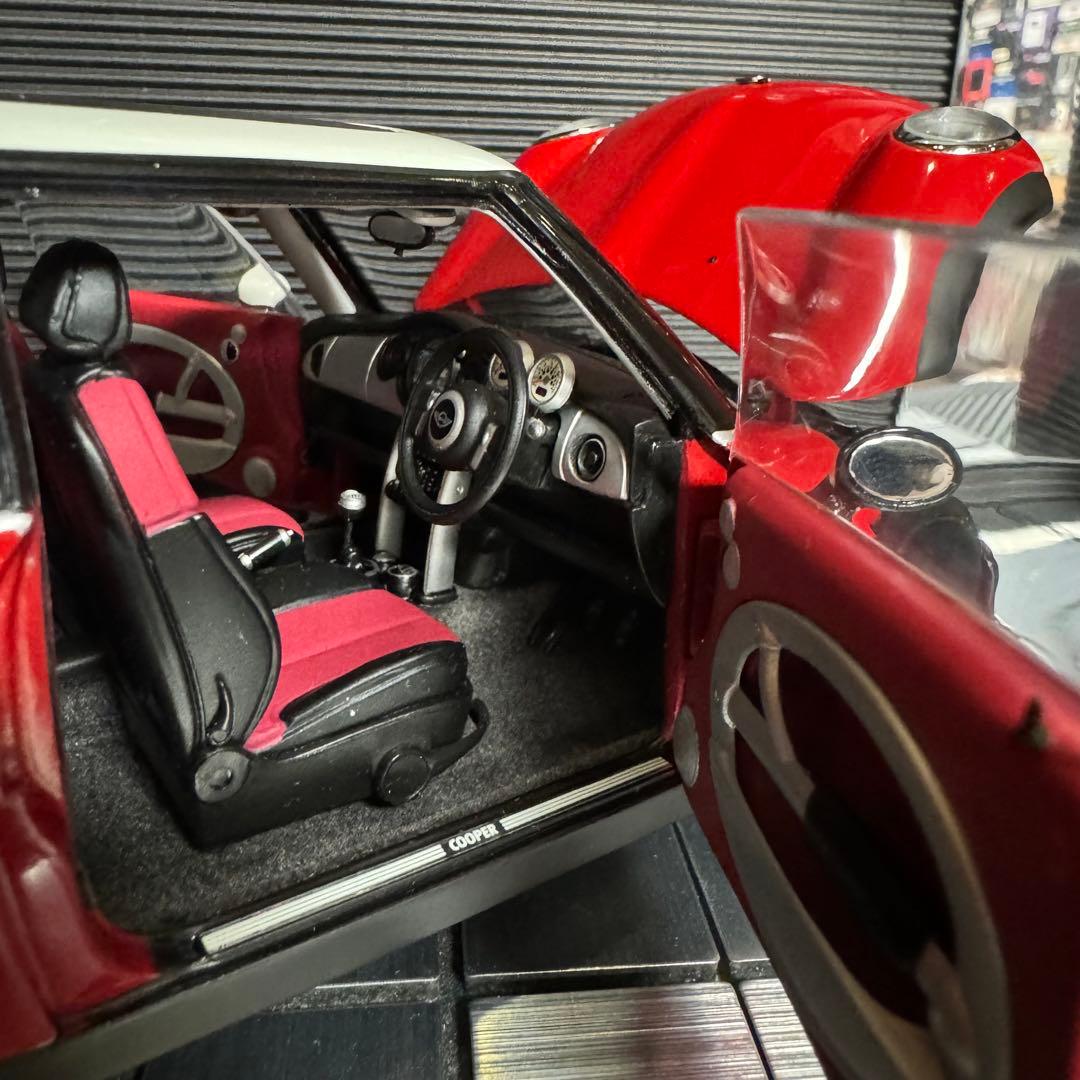 絶版未展示品 京商 1/18 MINI ミニ クーパー レッド
