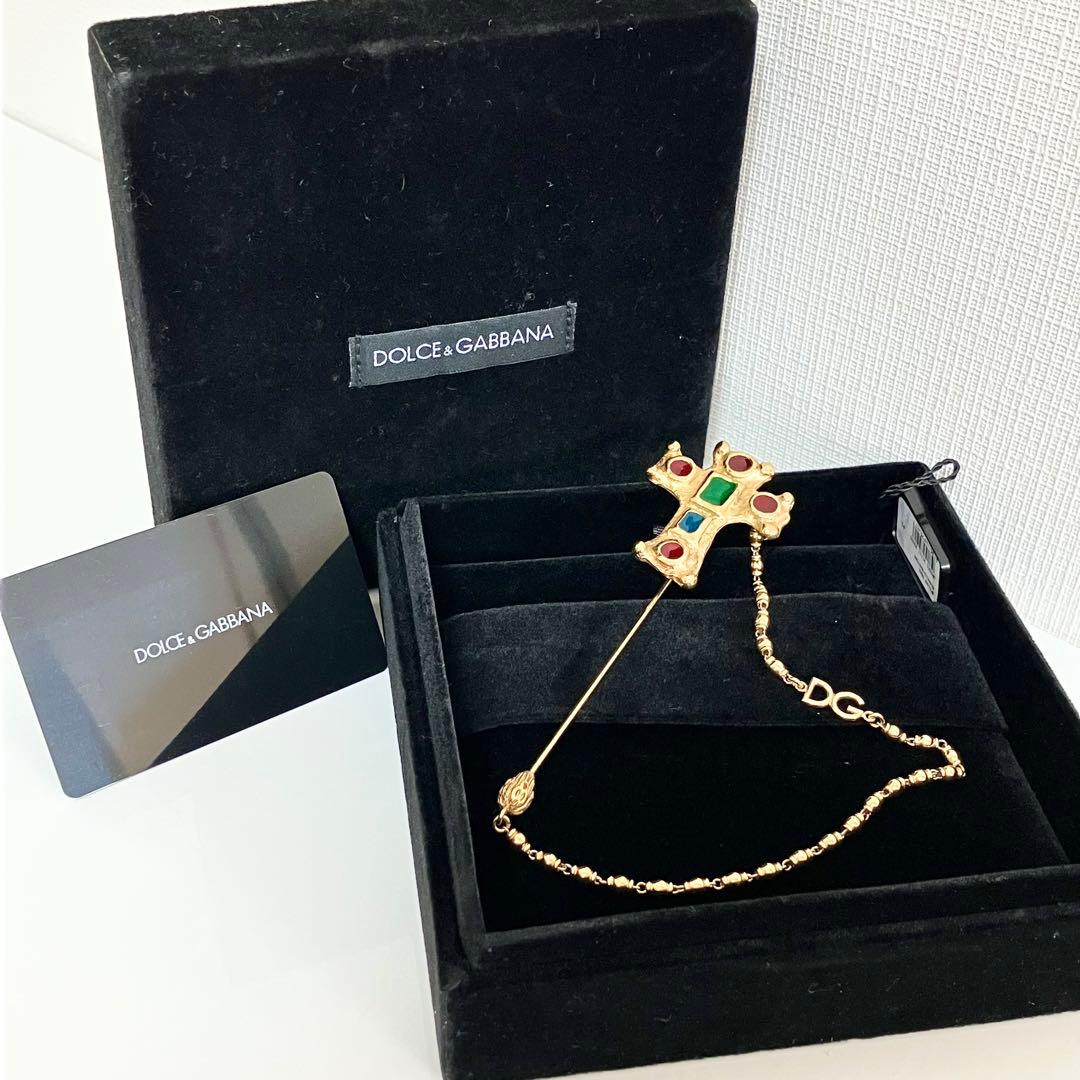 3540 激レア ドルチエ&ガッバーナ ブローチ ラインストーン☆