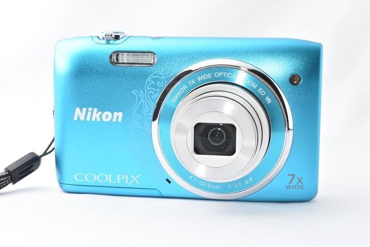 ニコン nikon coolpix S3500 ブルー