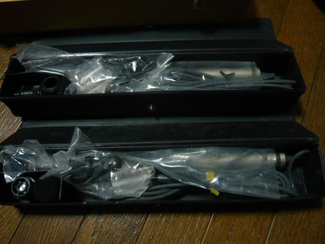 SONY コンデンサーマイク　 ECM-31M 2箱、ECM-16 木箱入り