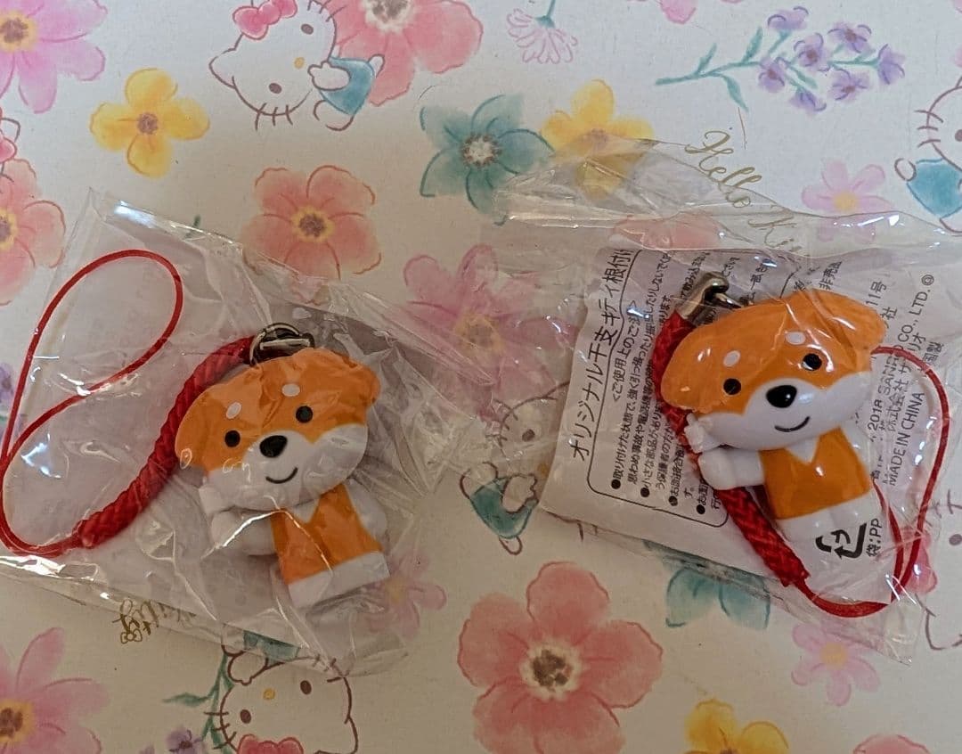 公*o様 【特希少】ハローキティ　根付け　オリジナル干支　14個おまとめ（不揃い