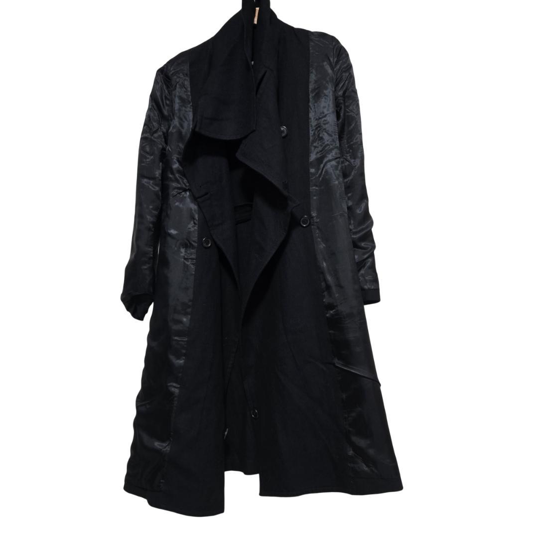AW10 本人期 ANN DEMEULEMEESTER ベルテッドロングコート