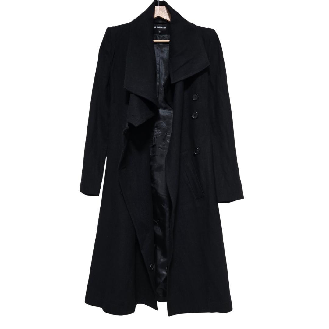 AW10 本人期 ANN DEMEULEMEESTER ベルテッドロングコート