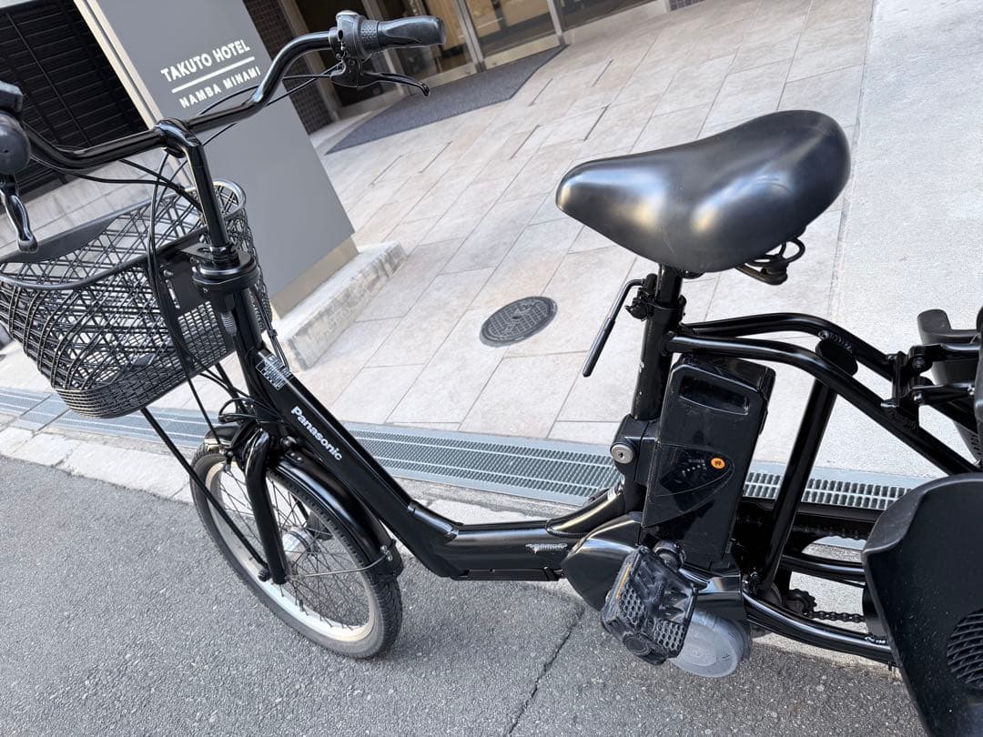 大阪府　パナソニック 電動アシスト自転車 チャイルドシート付き