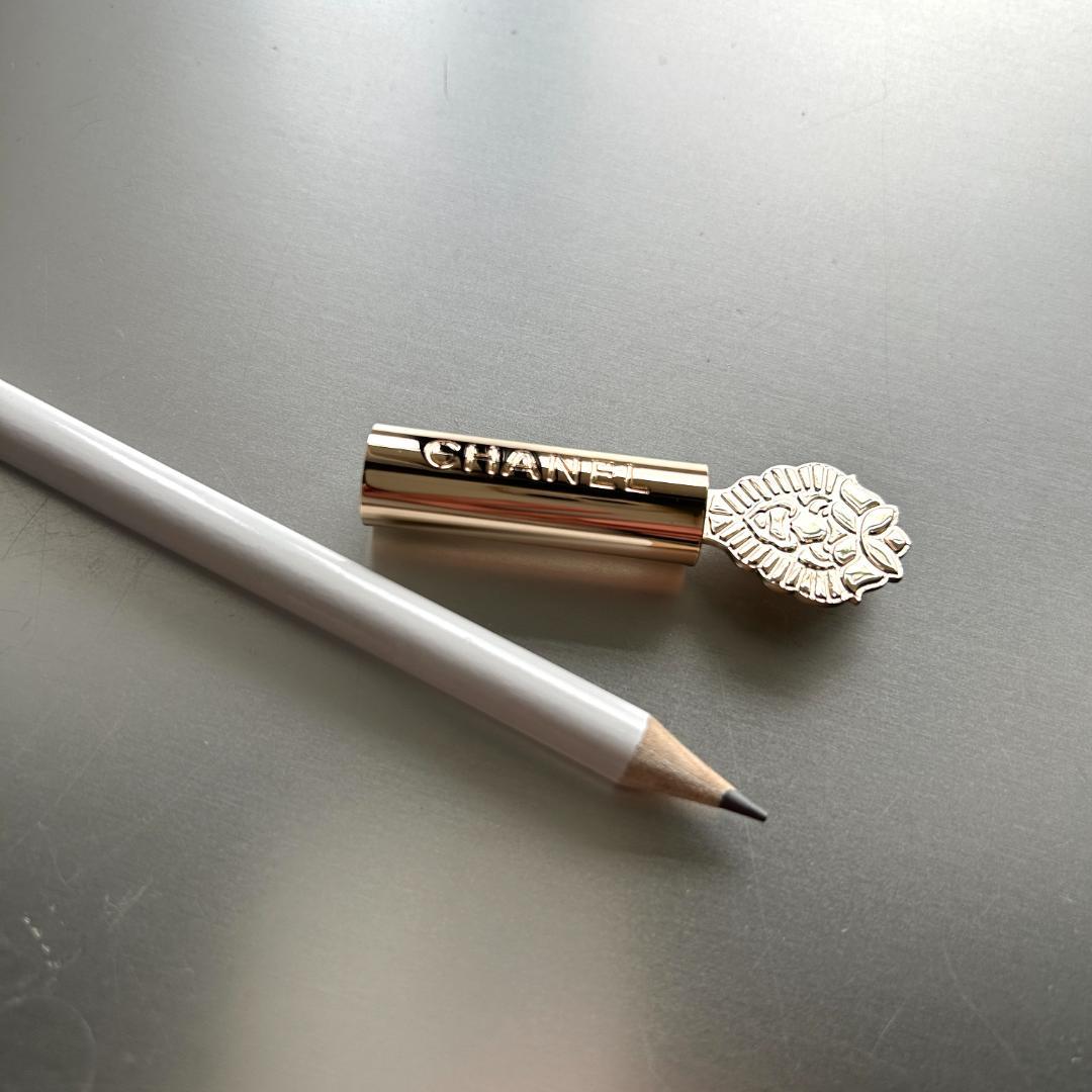 <値下げ・限定・未使用>CHANEL シャネル ゴールドキャップ＆えんぴつセット
