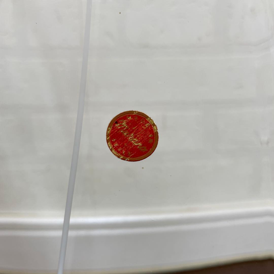 MURANOムラーノガラス イタリア製　大型　ヨット クリア　ブラック