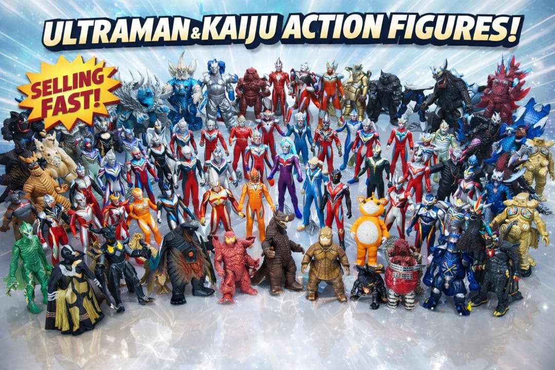 ウルトラマンフィギュアセット 約70体とおまけ8体