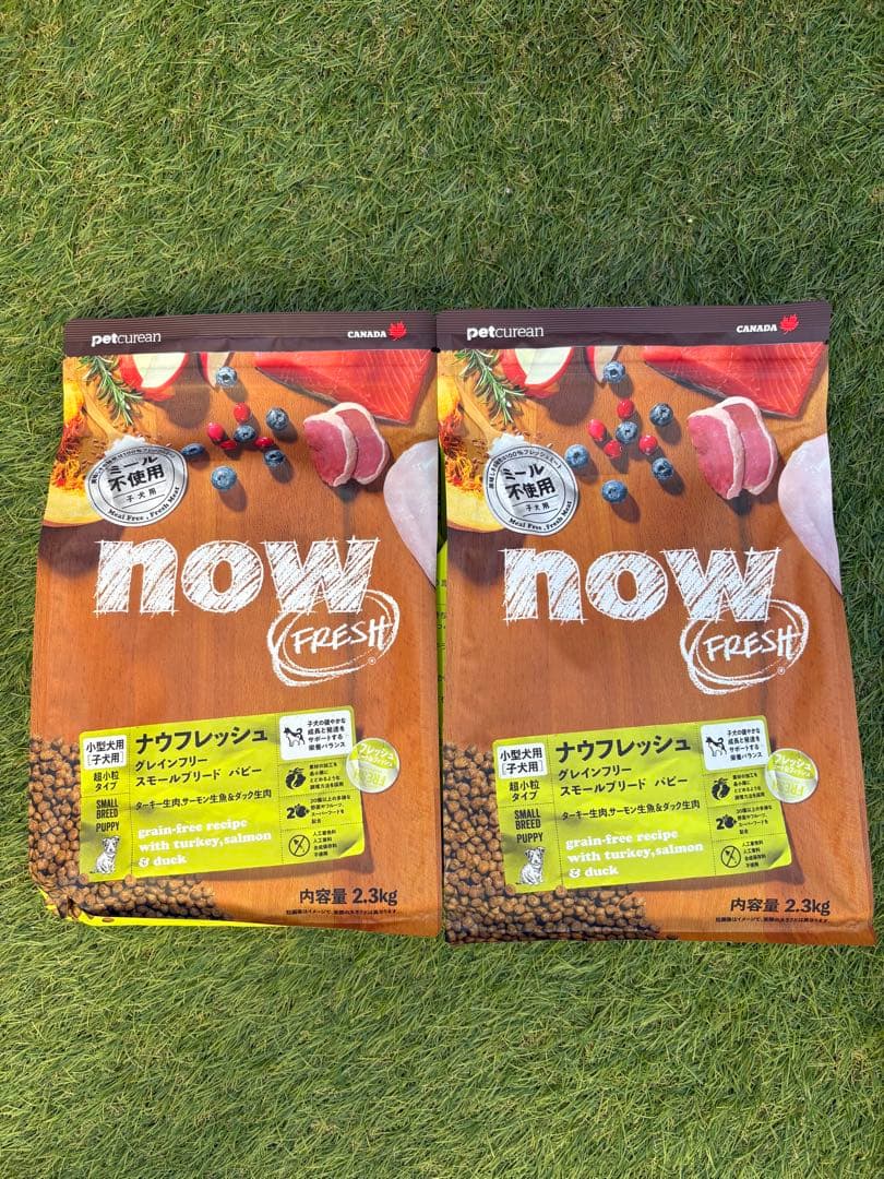 ナウフレッシュグレインフリースモールブリードパピードッグフード 2.3kg×2袋