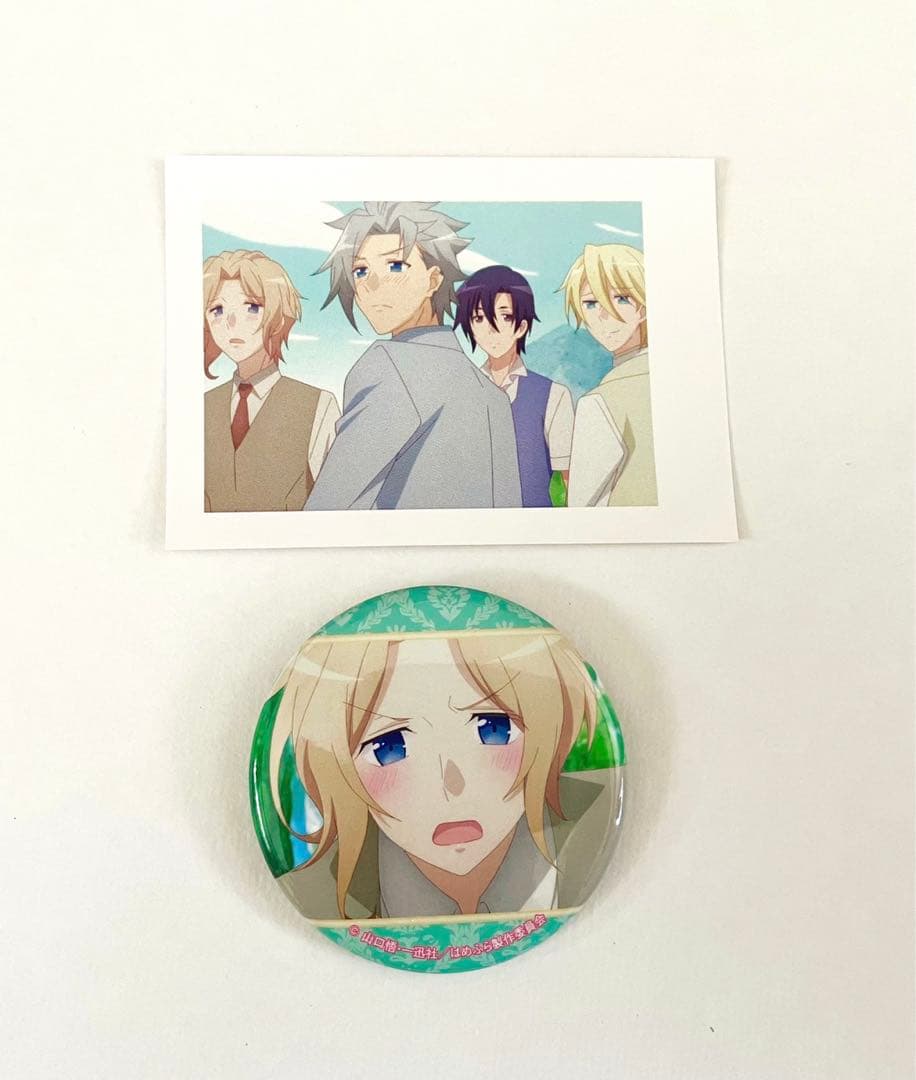 乙女ゲームの破滅フラグ　はめふら　カフェ　記念展　カード　缶バッジ　男子