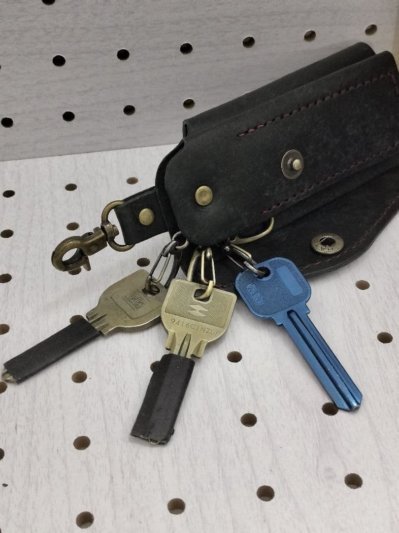 【モンスター】キーケース　スマートキー　本革　ハンドメイド