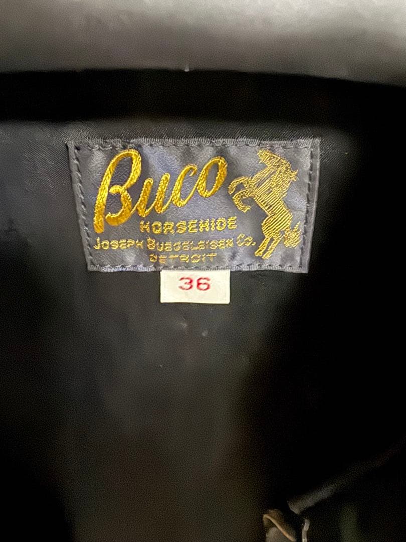 リアルマッコイズ BUCO シングル レザー ライダース ジャケット J-100