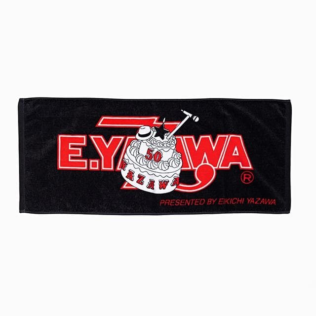 矢沢永吉 フェイスタオル 69 (ロゴ)50thanniversaryCAKE