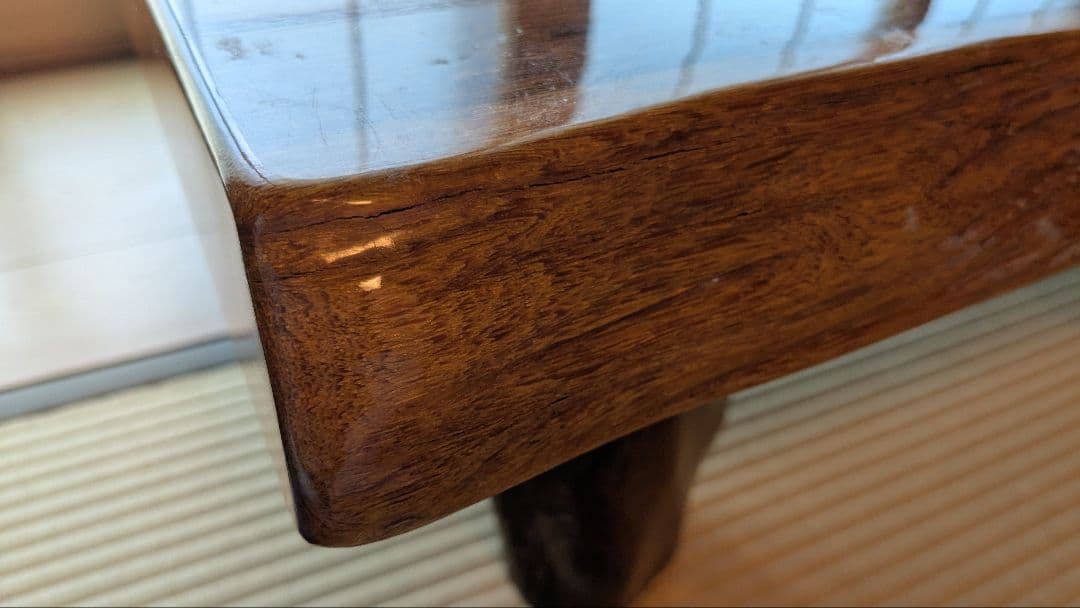 【手渡しのみ】タガヤサン一枚板座卓