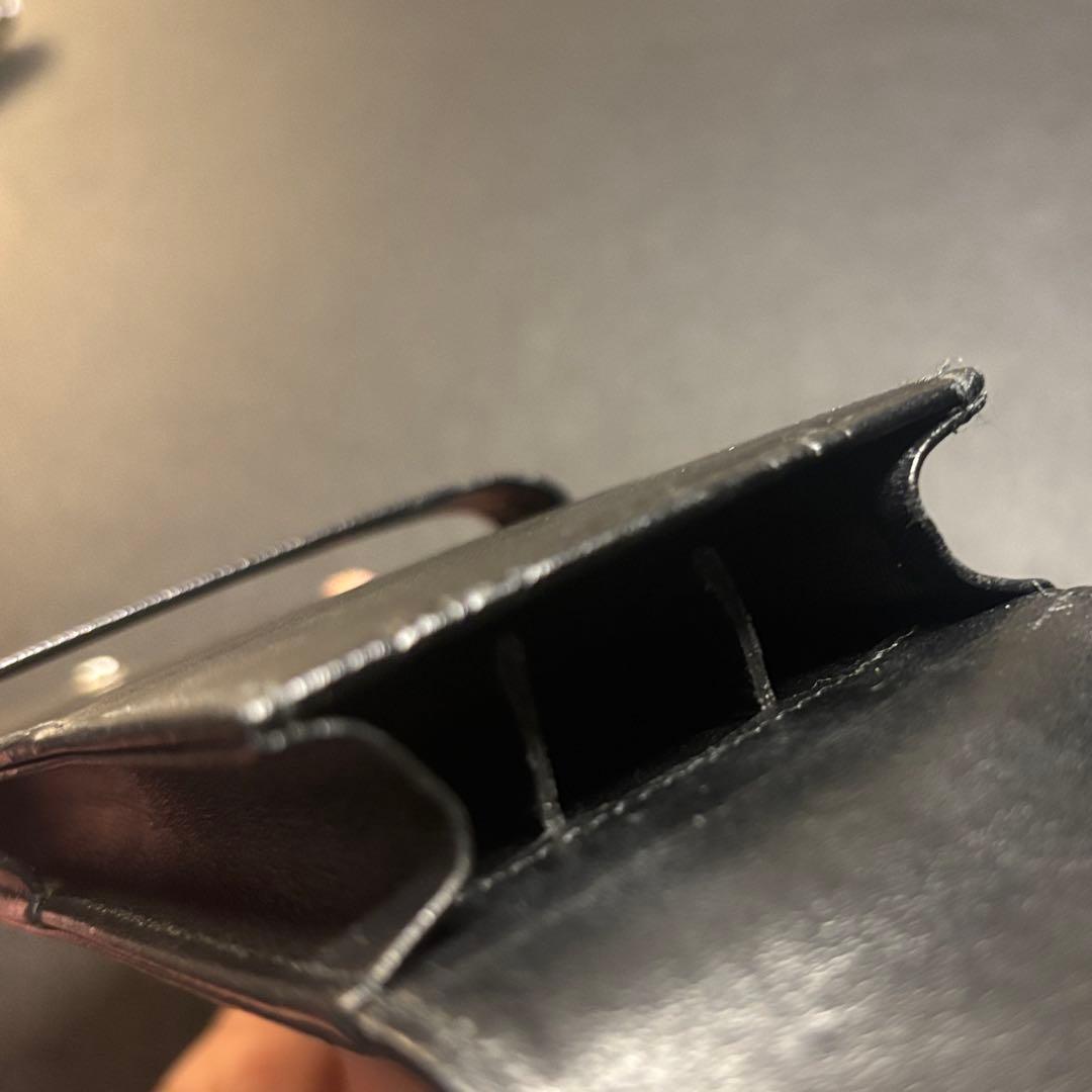 MONTBLANC モンブラン★レザーペンケース シエナ 3本差し 黒 ブラック