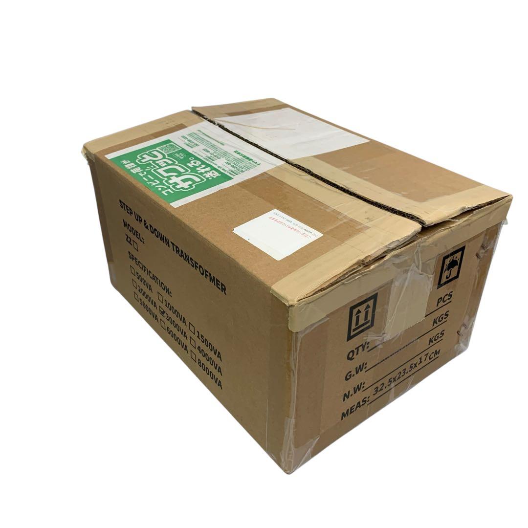 【開封・未使用】3000VA 変圧器 海外国内両用型変圧器 降圧・昇圧兼用型