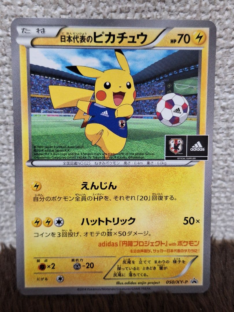 日本代表のピカチュウ：ポケモンNewモン! Book付録 PROMO XYシリ…