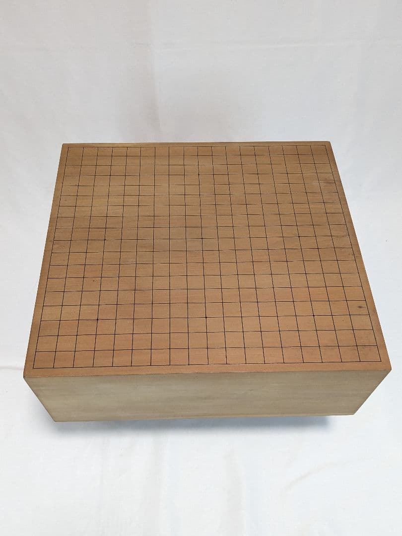 木製囲碁盤 碁石セット 脚付き へそあり 蛤碁石