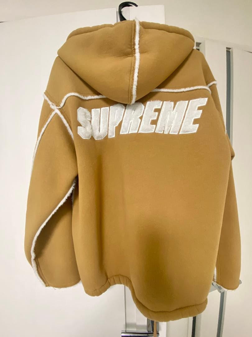 Supreme フリースパーカー Mサイズ ブラウン　シュプリーム