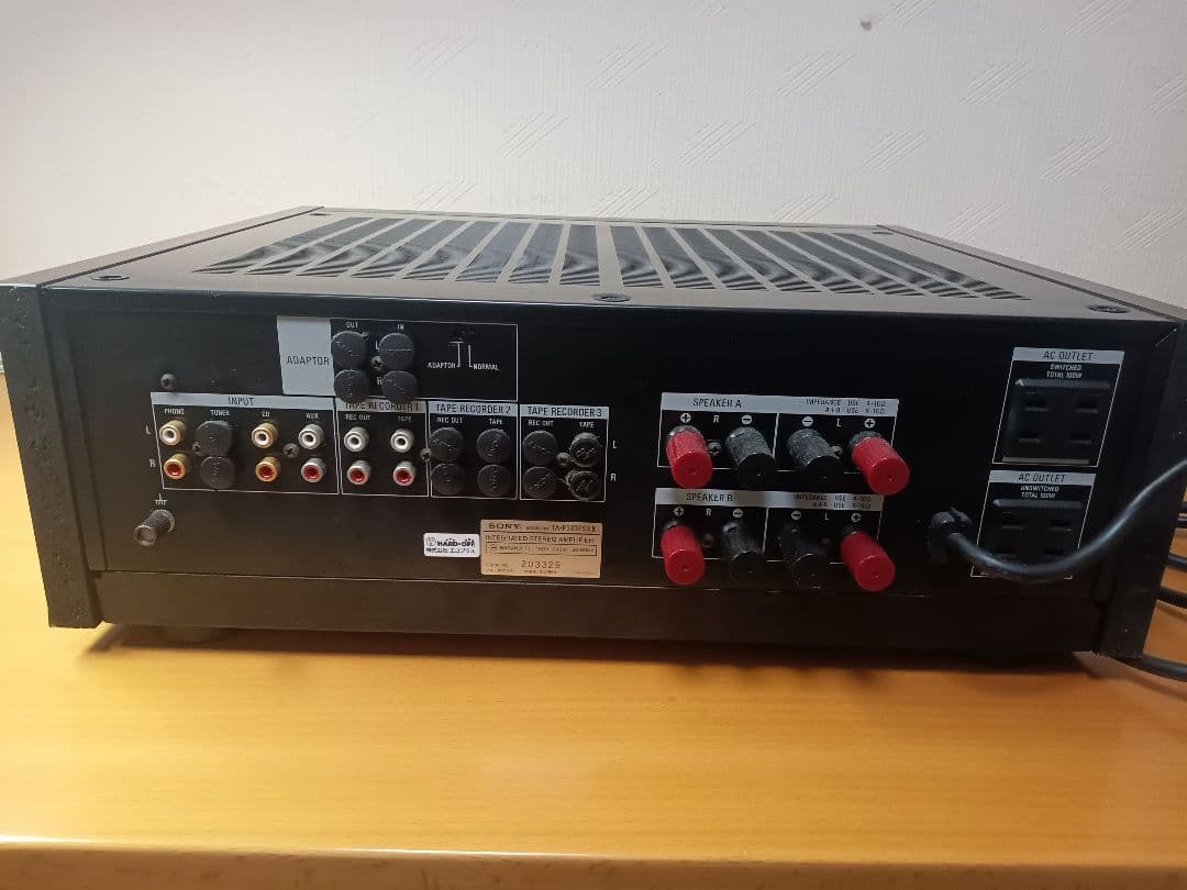 SONYプリメインアンプTA-F333ESXⅡ