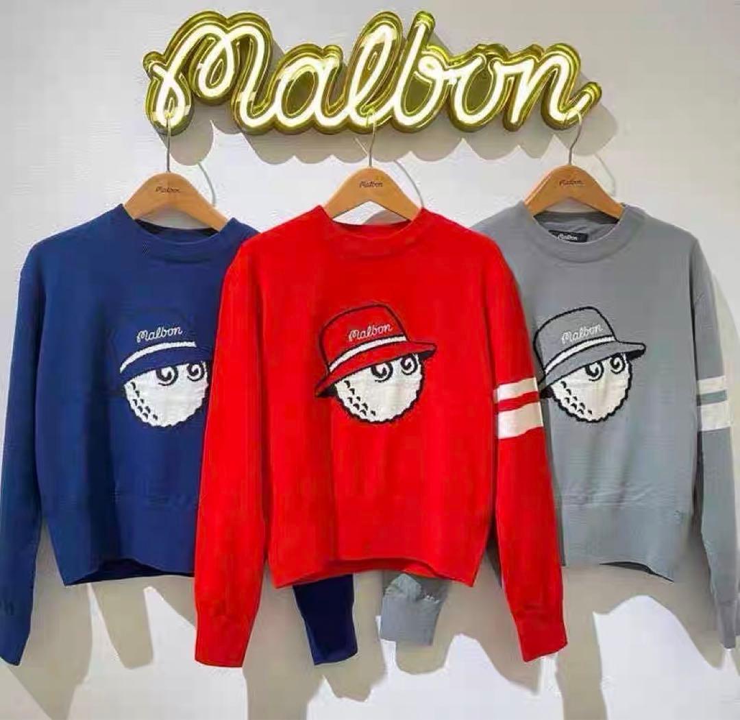 新品未使用 ゴルフ malbon マルボン レディース ニット 長袖