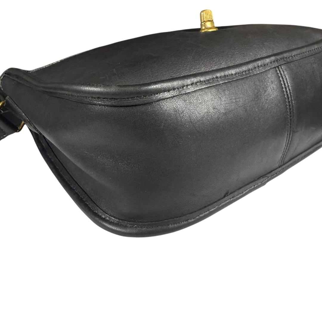 オールドコーチ COACH ターンロック レザー ショルダーバッグ　ビンテージ