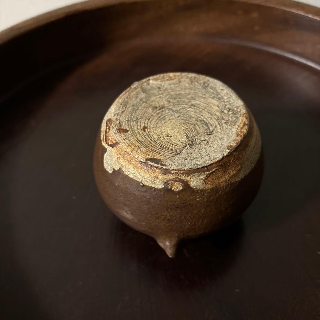 古瀬戸水滴　古道具　アンティーク　骨董　古備前　花器　古民芸　検:李朝　白洲正子