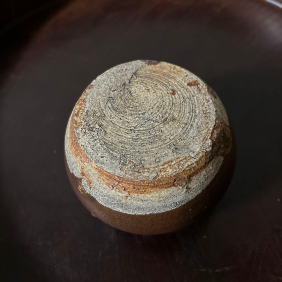 古瀬戸水滴　古道具　アンティーク　骨董　古備前　花器　古民芸　検:李朝　白洲正子